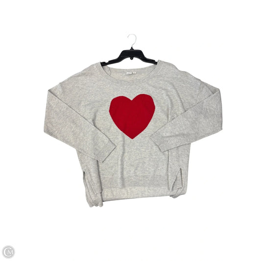 Sweater By Gap In Grey, Size: Xxl