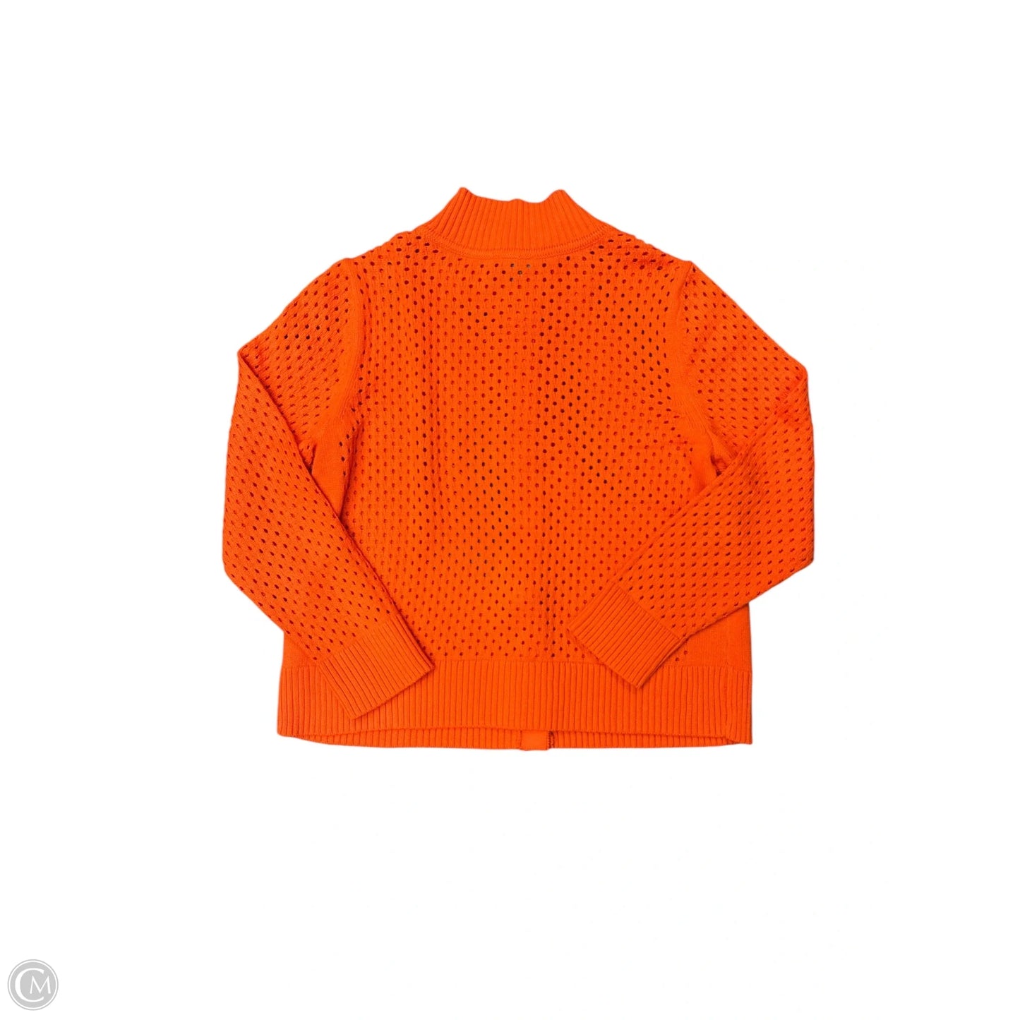 Sweater By Talbots In Orange, Size: 1x