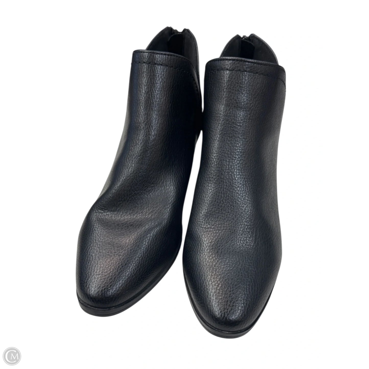 Boots Ankle Heels By Maurices In Black, Size: 7.5