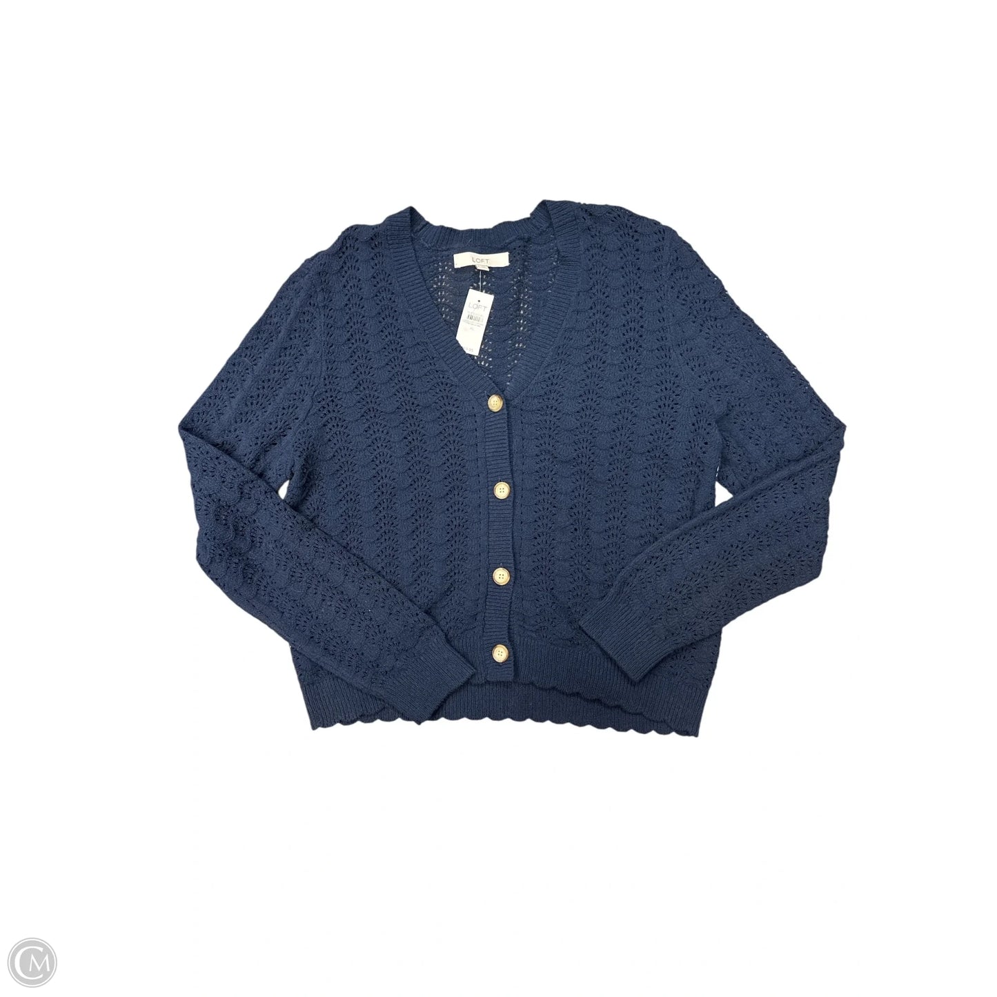 Cardigan By Loft In Navy, Size: Xl