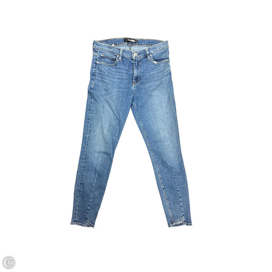 Jeans Skinny By Hudson In Blue Denim, Size: 6