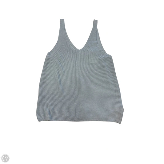 Top Sleeveless By Double Zero In Blue, Size: M