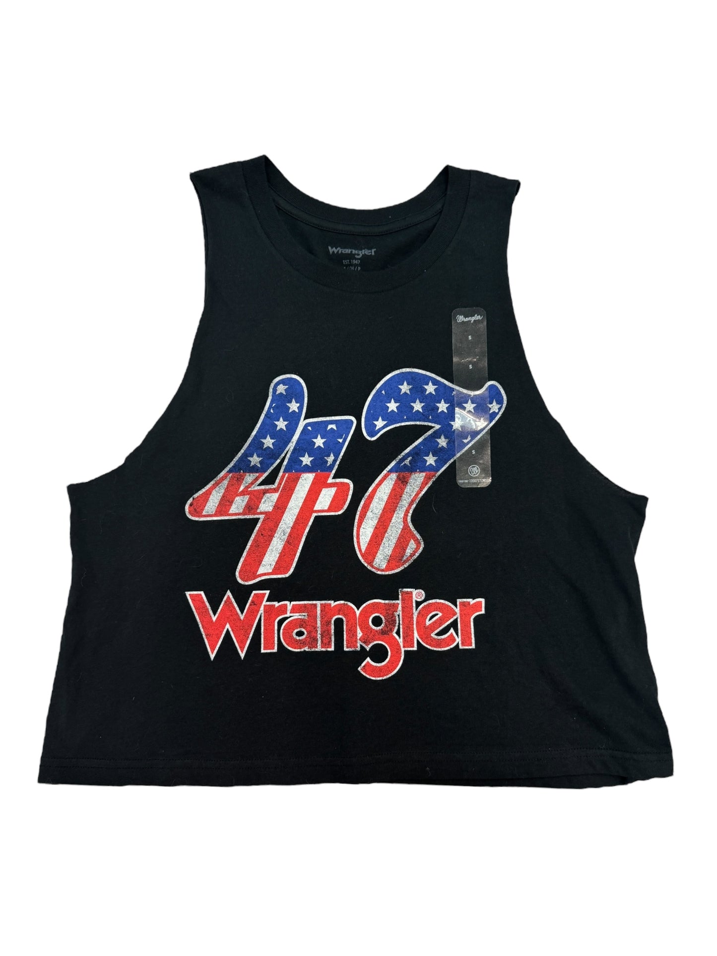 Black Tank Top Wrangler, Size S