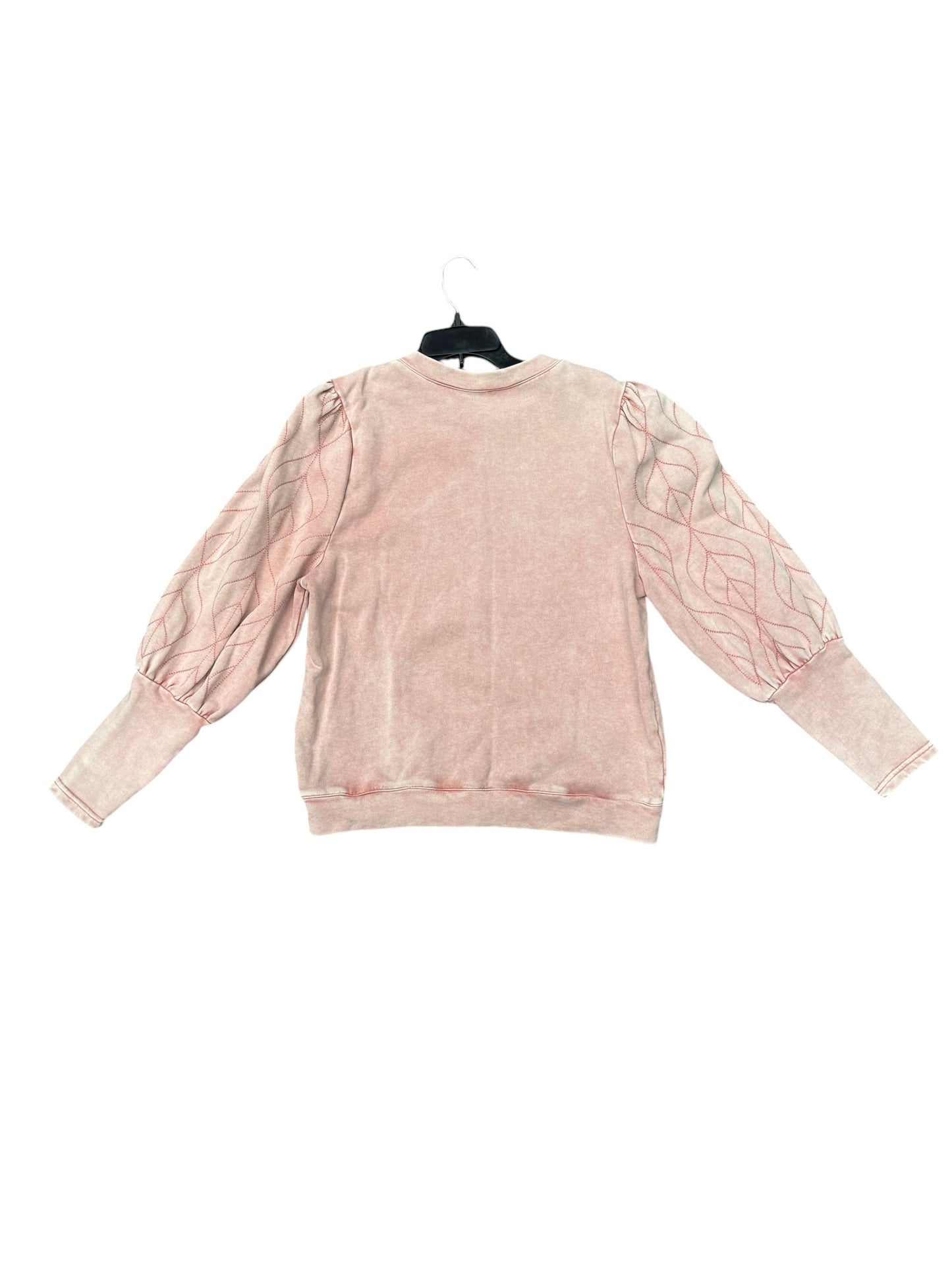 Sweatshirt Crewneck By Fate In Pink, Size: L