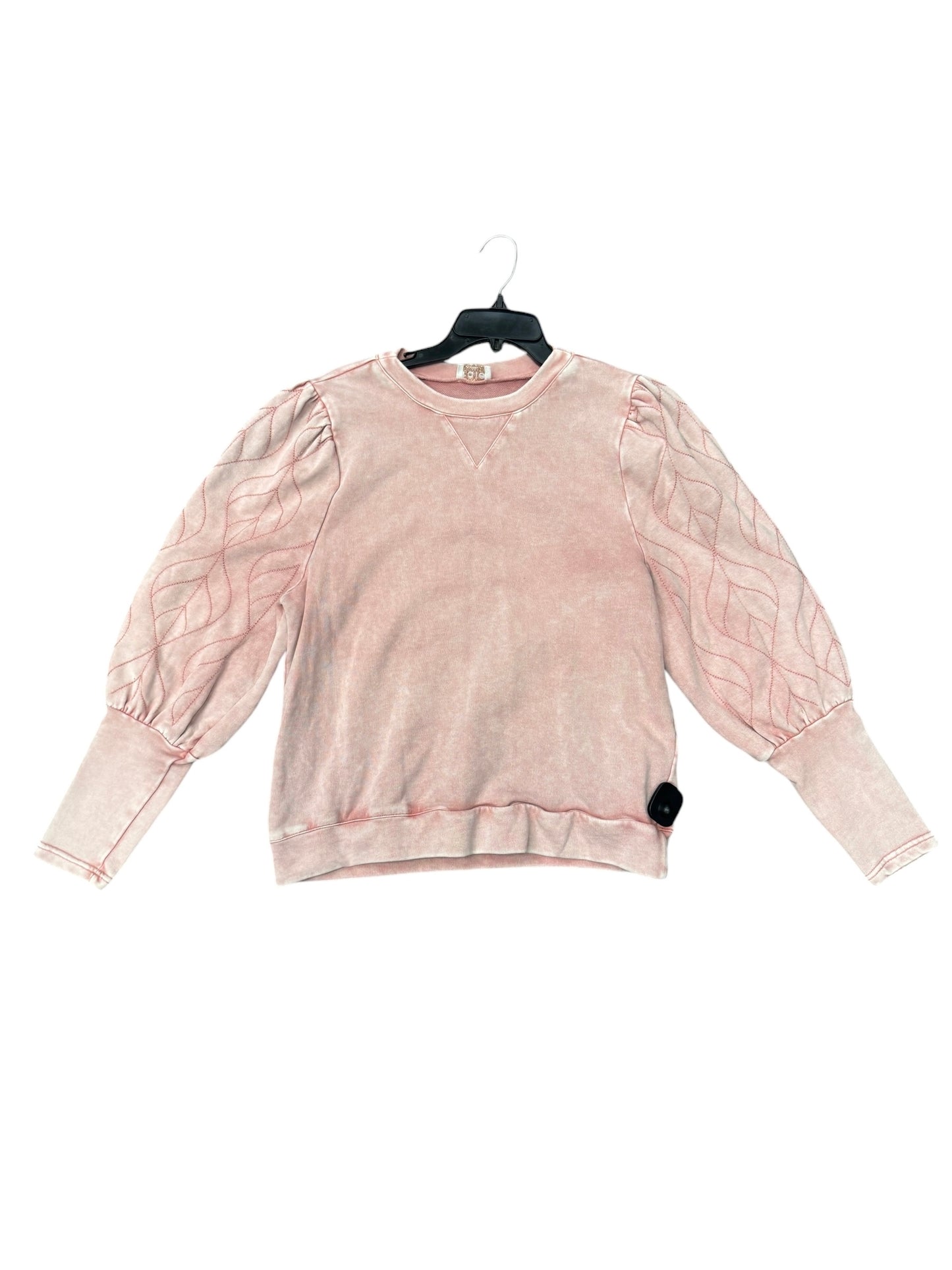 Sweatshirt Crewneck By Fate In Pink, Size: L