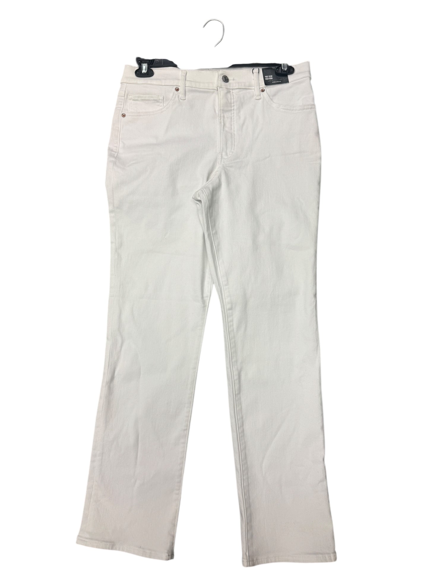 Jeans Skinny By Express In White Denim, Size: 12