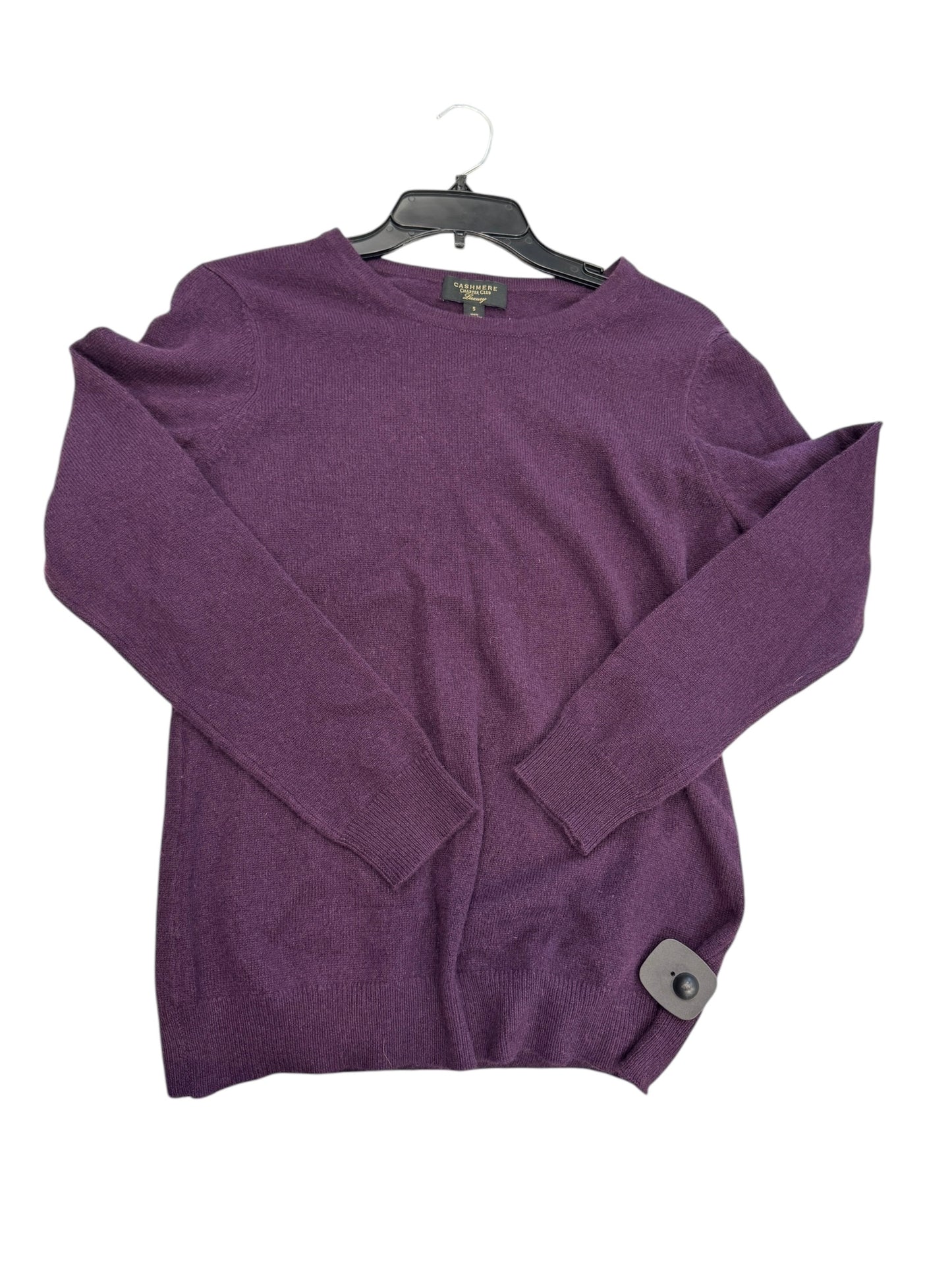 Sweater By Charter Club In Purple, Size: S