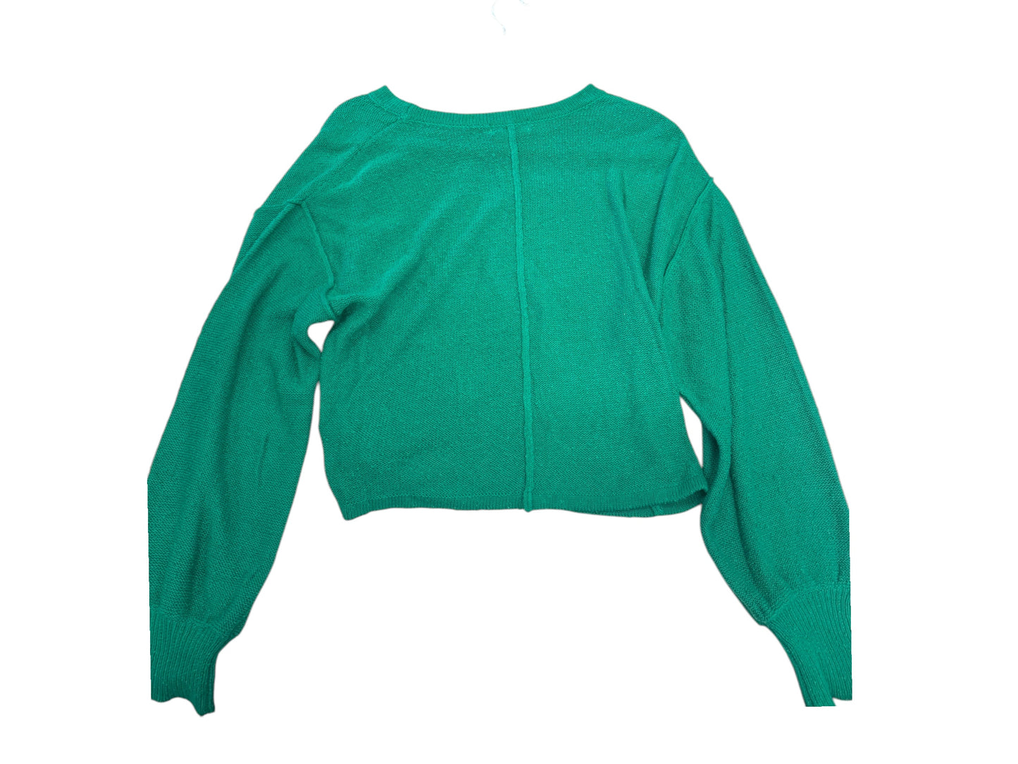 Top Long Sleeve By Vestique In Green, Size: M