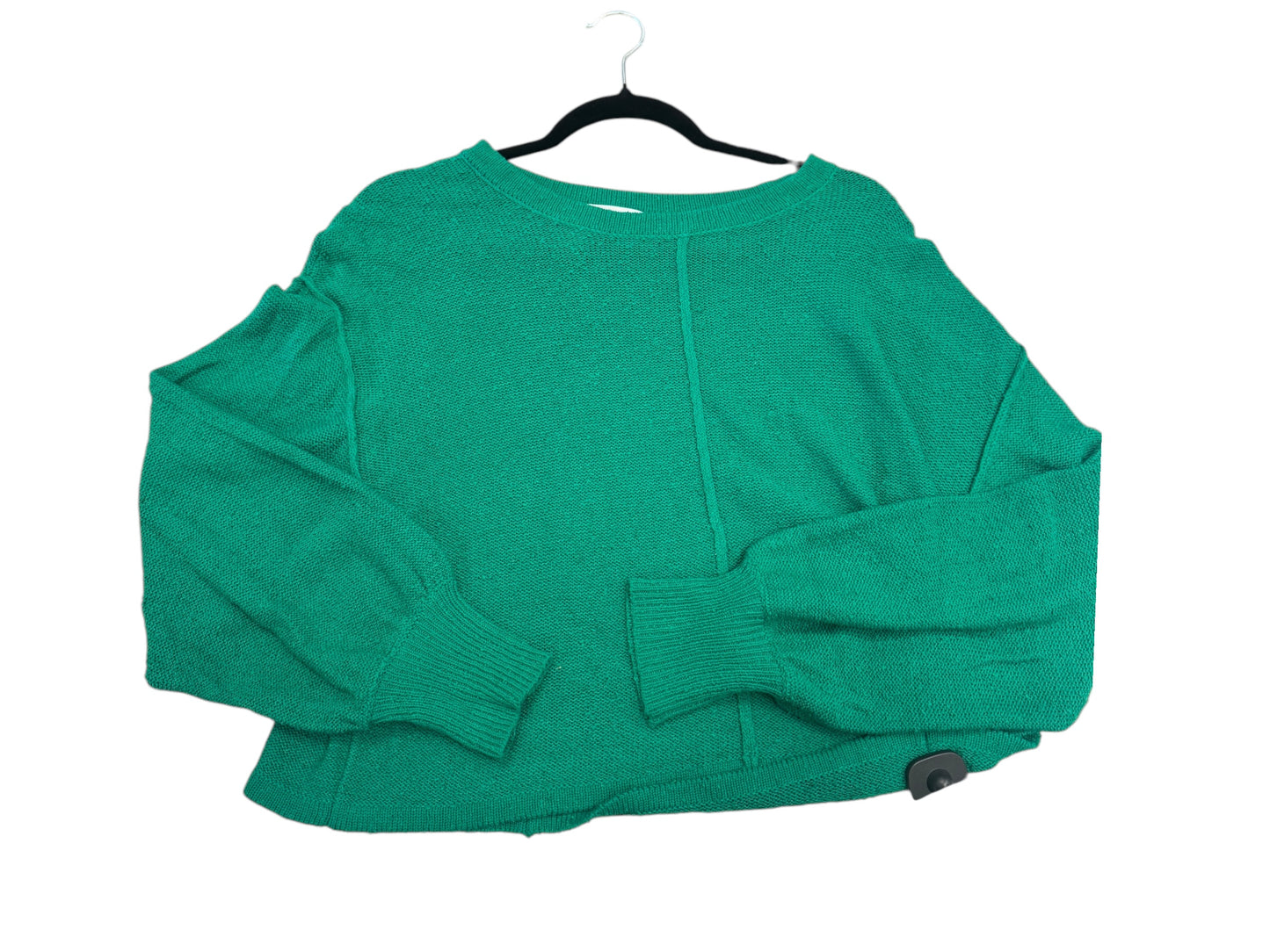 Top Long Sleeve By Vestique In Green, Size: M