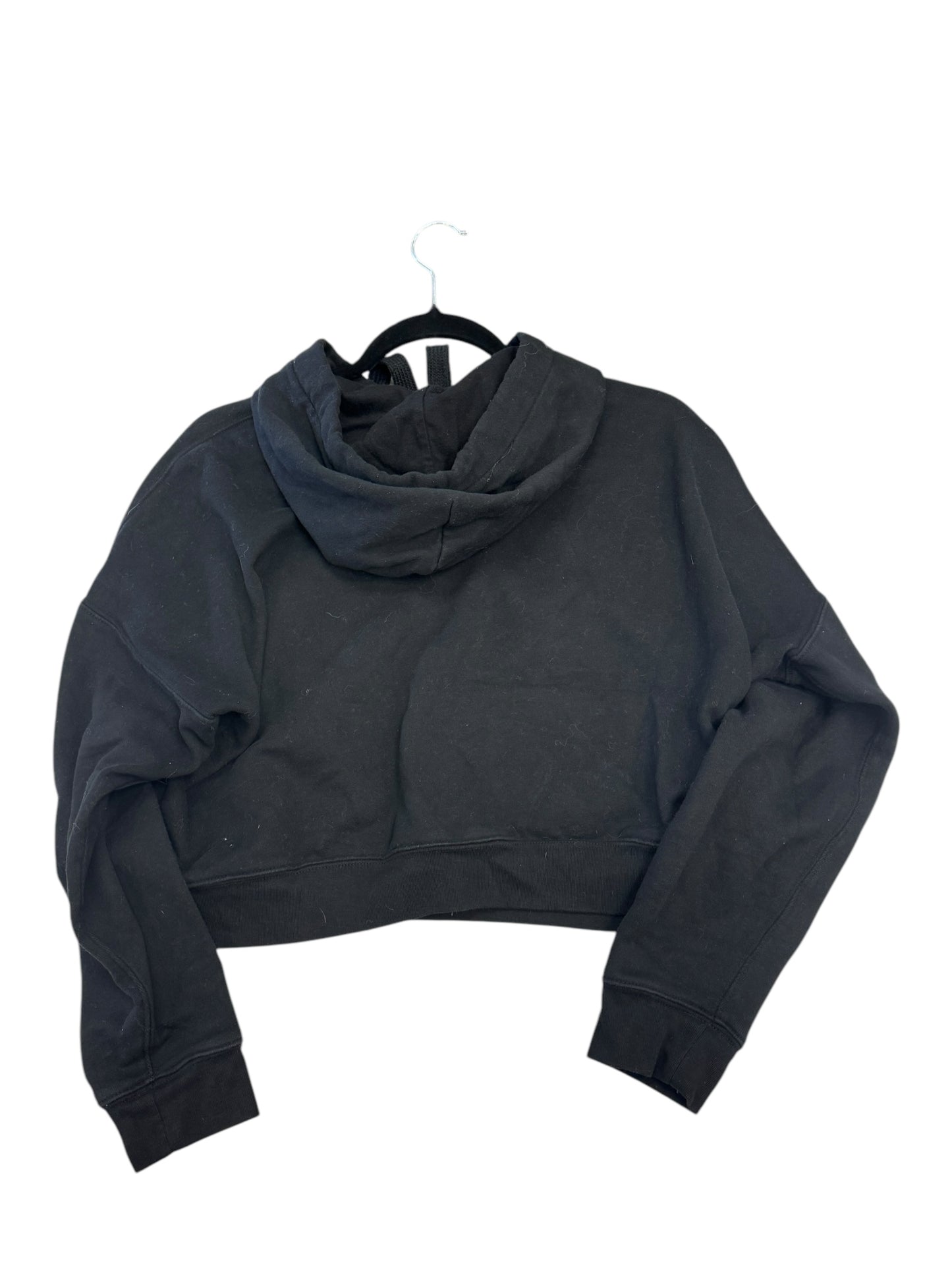 Sweatshirt Hoodie By Calvin Klein In Black, Size: S