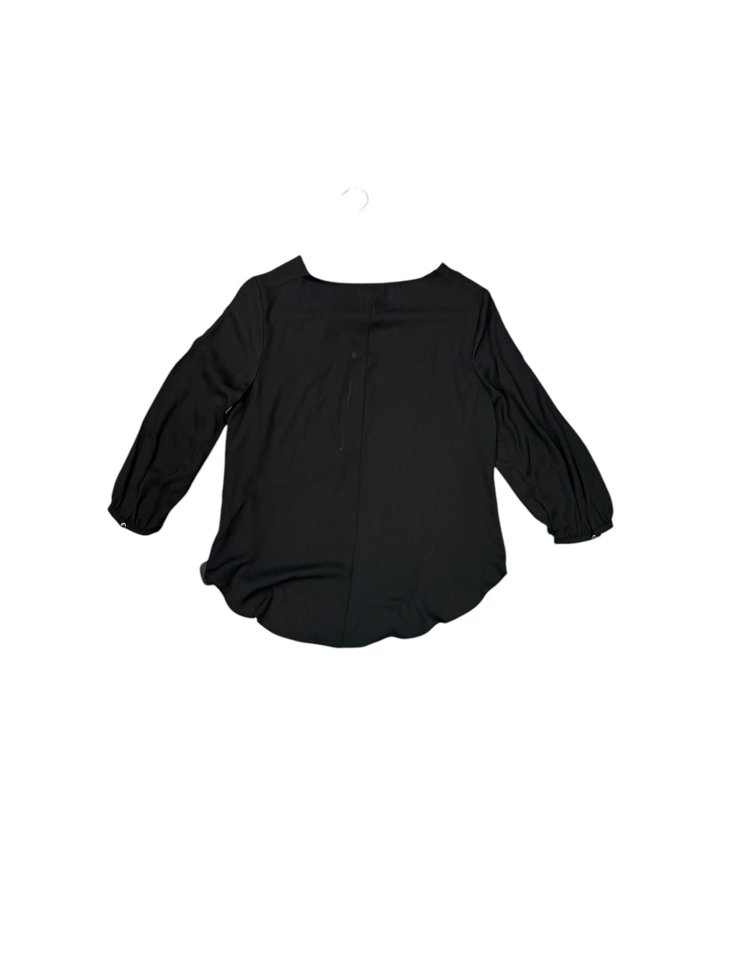 Top 3/4 Sleeve By Bold Elements In Black, Size: S