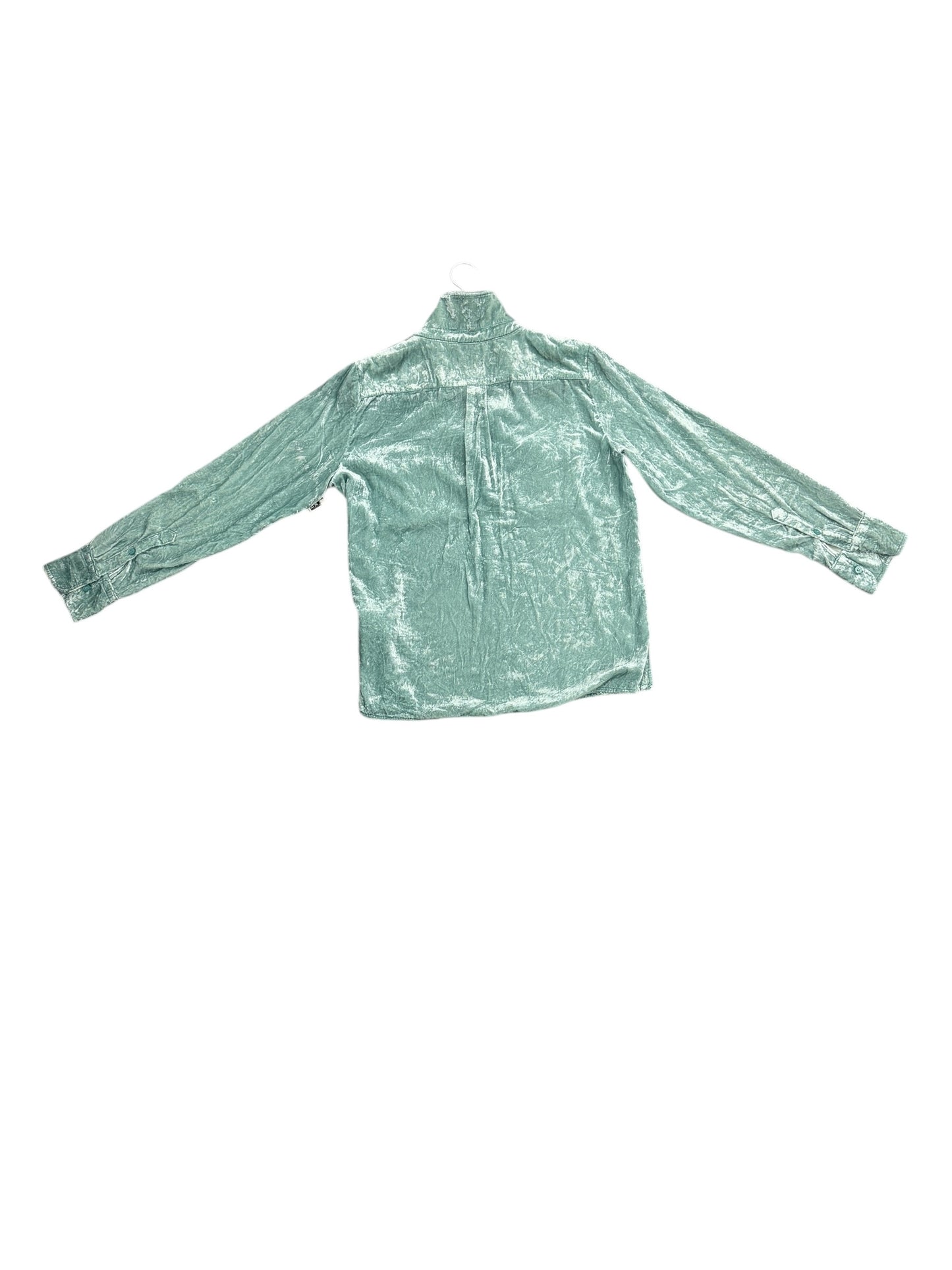 Top Long Sleeve By J. Crew In Green, Size: S