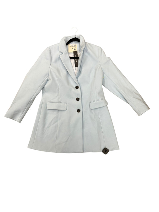 Coat Trench Coat By Allegra K In Blue, Size: L