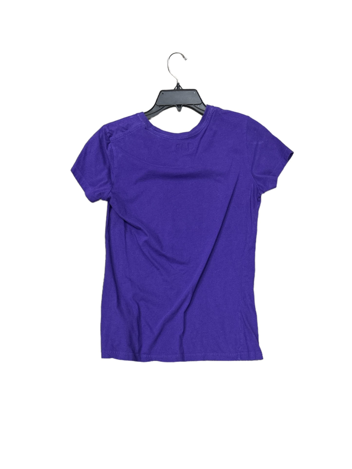 Top Short Sleeve By Nfl In Purple, Size: M