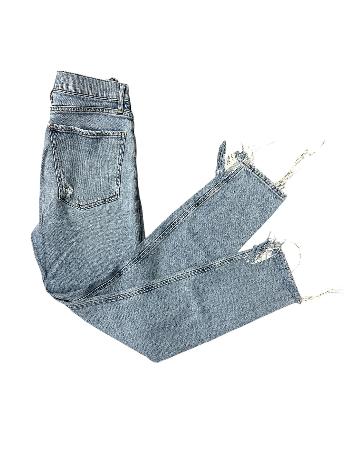 Jeans Skinny By Agolde In Blue Denim, Size: 2