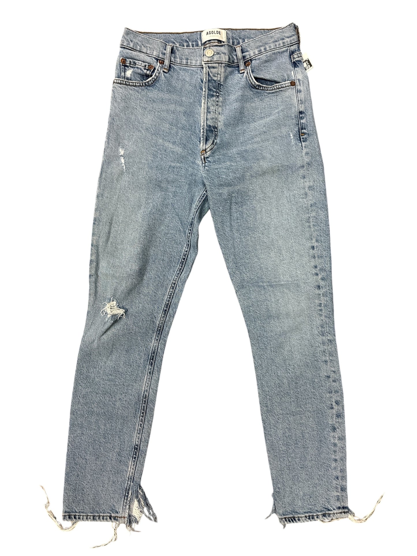 Jeans Skinny By Agolde In Blue Denim, Size: 2