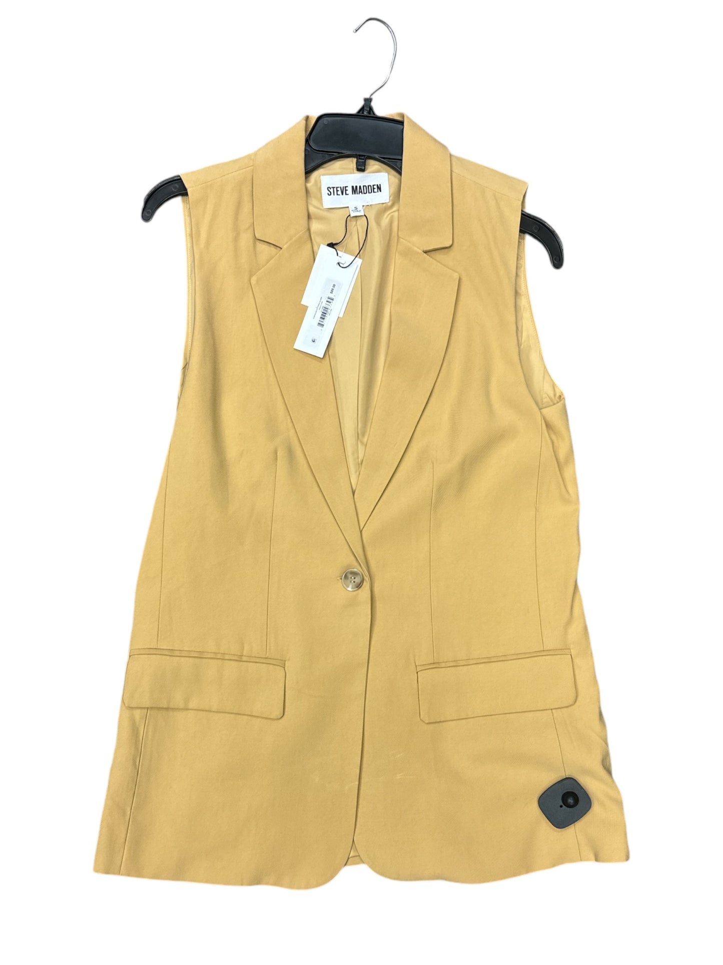 Vest Other By Steve Madden In Yellow, Size: S