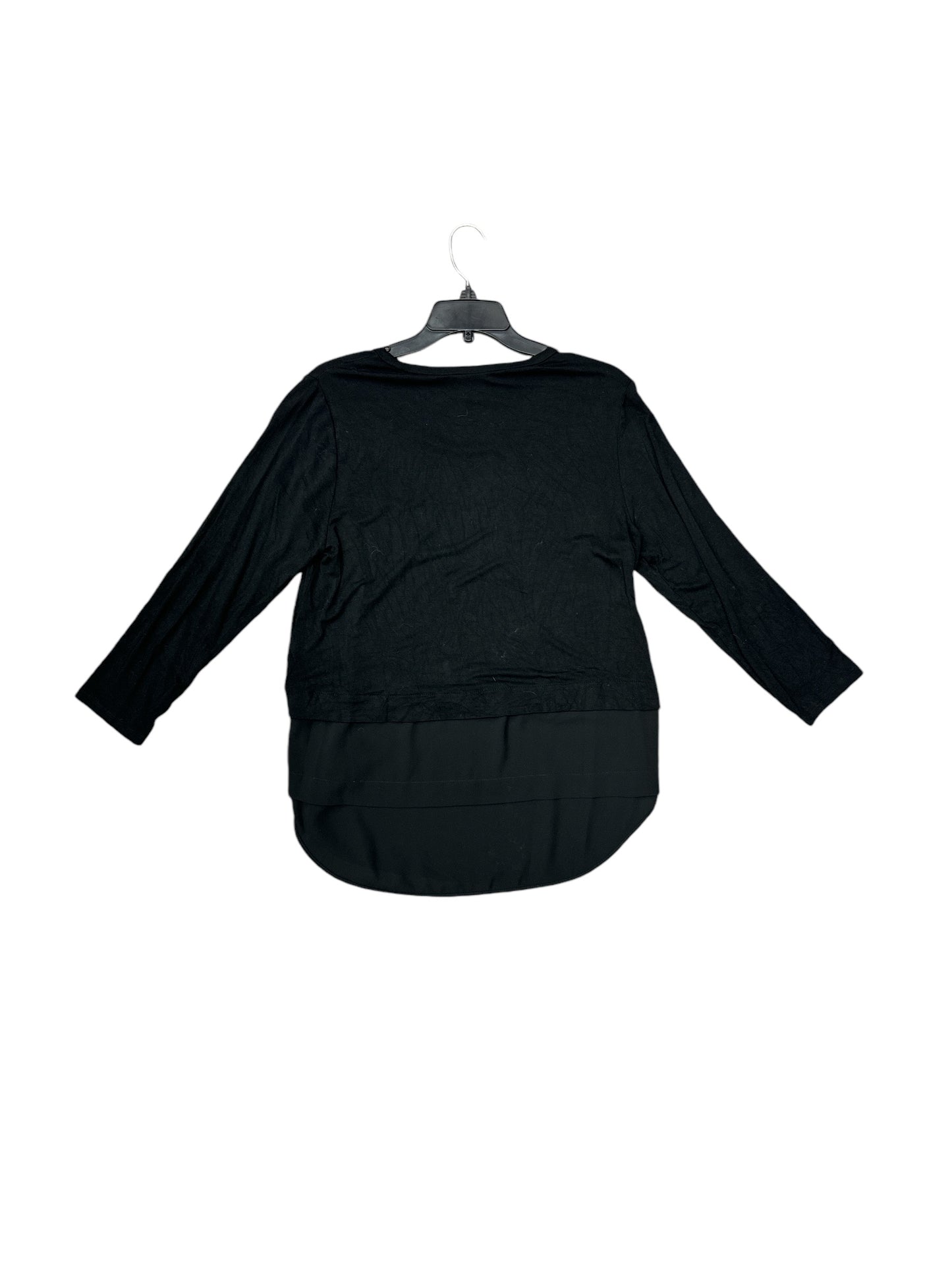 Top Long Sleeve By Michael By Michael Kors In Black, Size: M