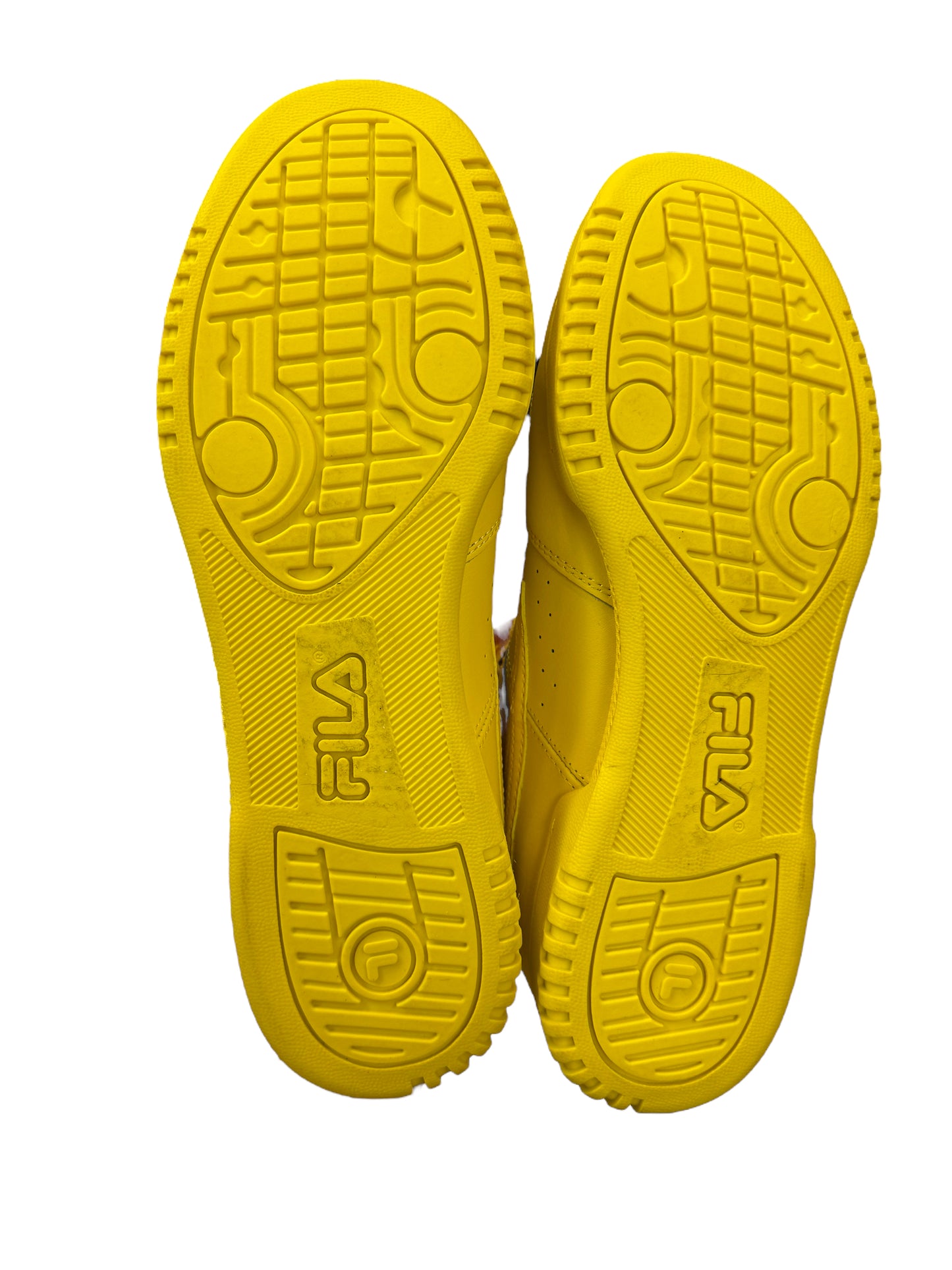 Shoes Athletic By Fila In Yellow, Size: 11