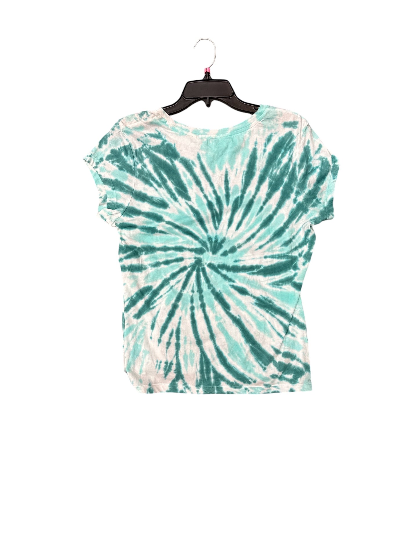 Top Short Sleeve By Guess In Teal, Size: Xl