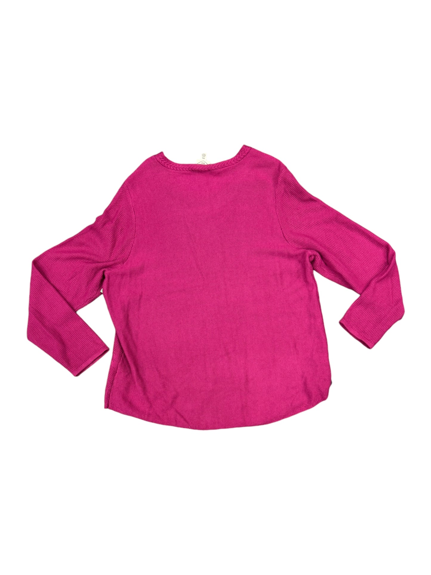 Sweater By St Johns Bay In Pink, Size: 2x