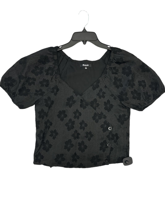 Top Short Sleeve By Madewell In Black, Size: Xs