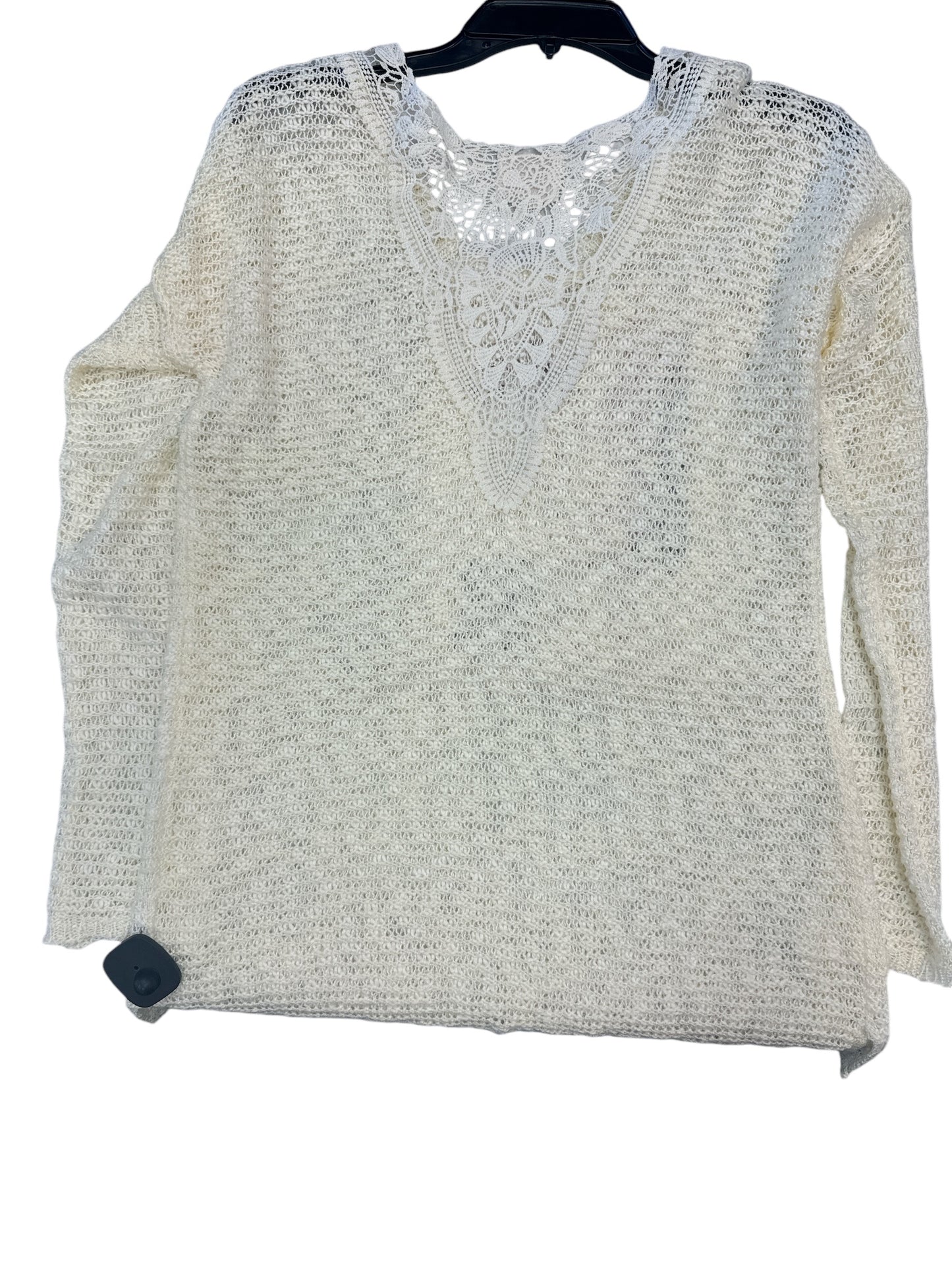 Sweater By Hippie Rose In Cream, Size: L