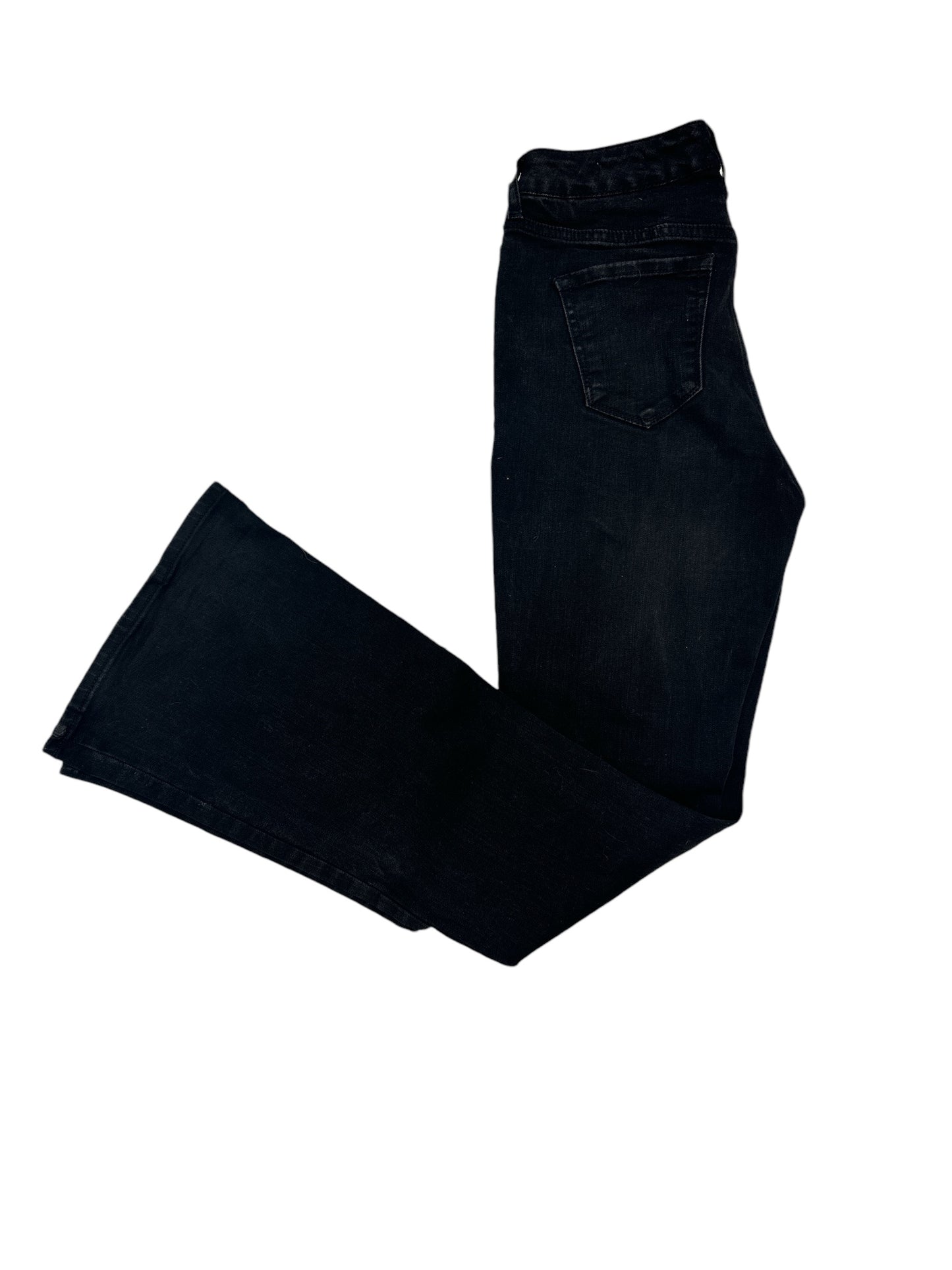 Jeans Flared By William Rast In Black Denim, Size: 4