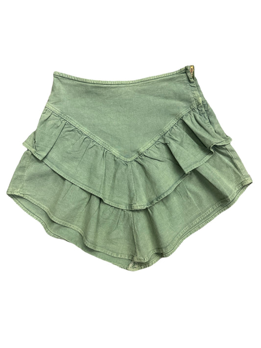 Skirt Mini & Short By Mother In Green, Size: 4