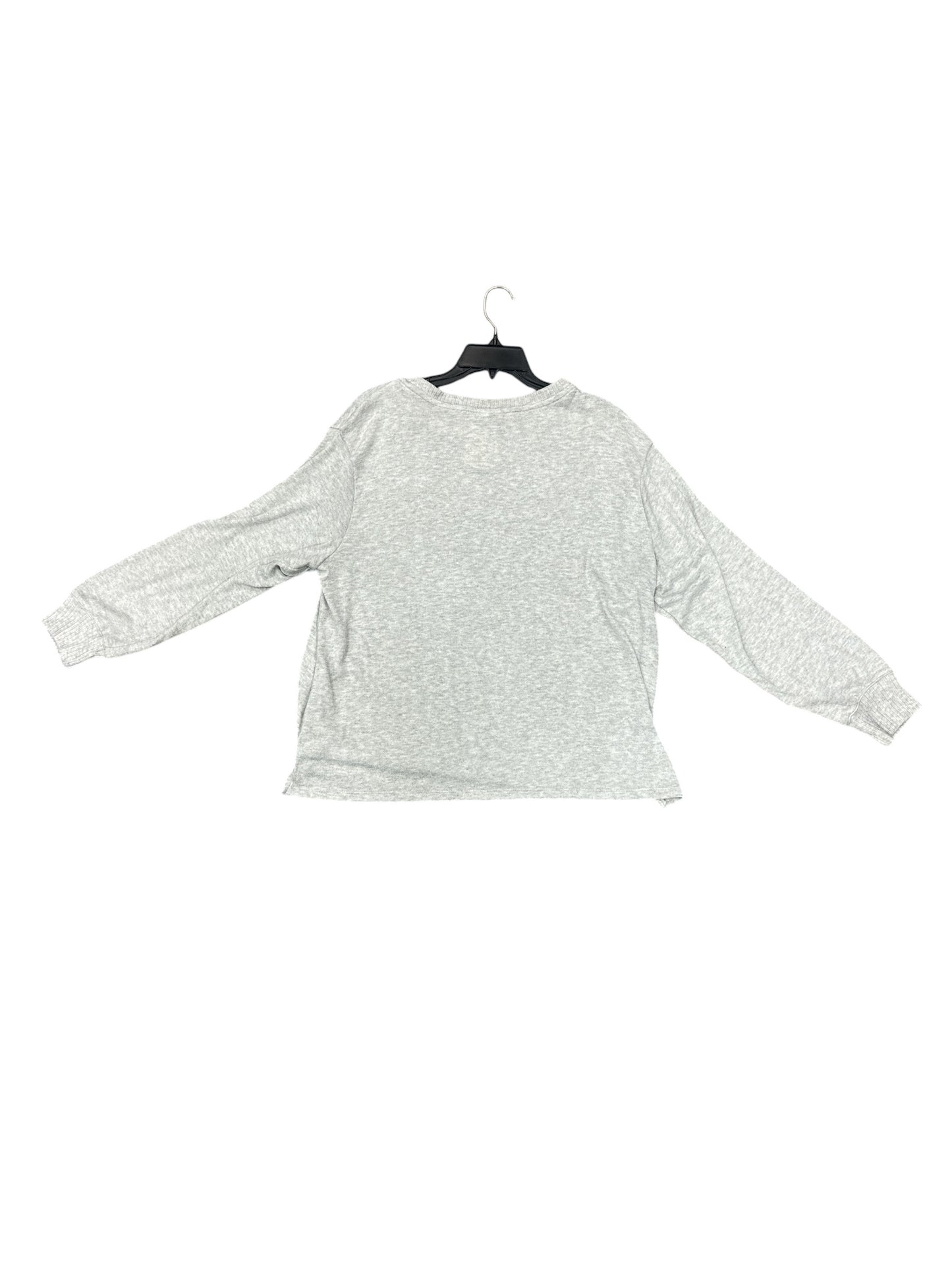 Top Long Sleeve By Stars Above In Grey, Size: 2x