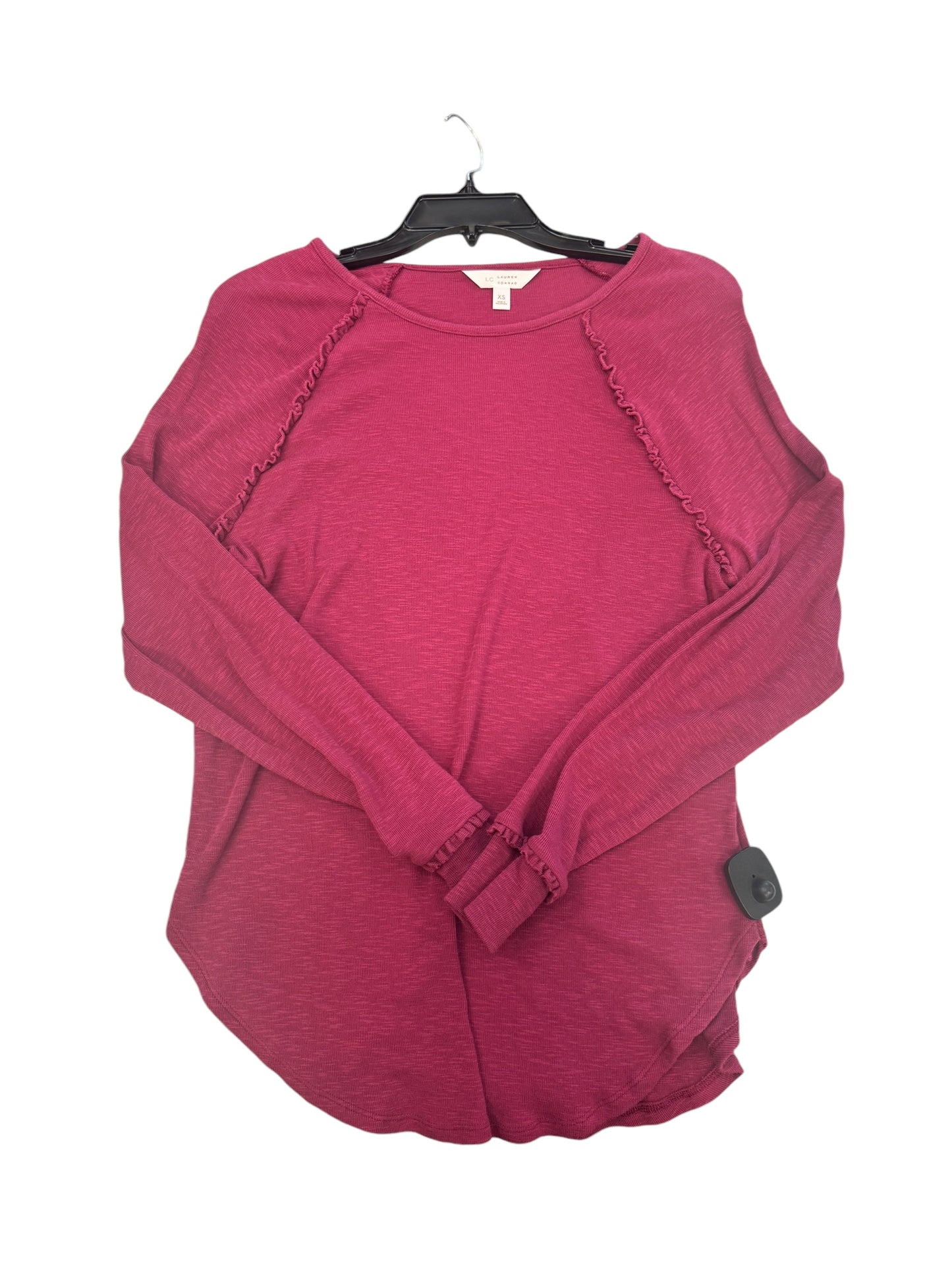 Top Long Sleeve By Lc Lauren Conrad In Pink, Size: Xs