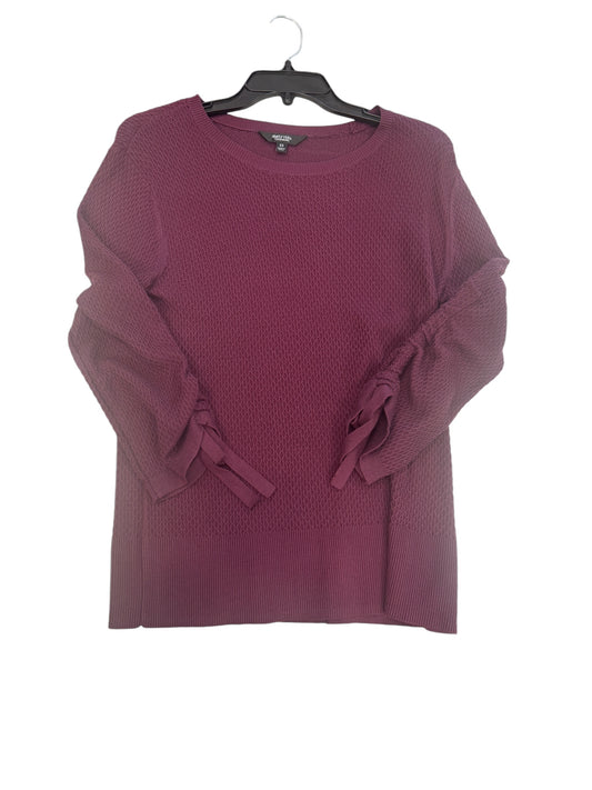 Top Long Sleeve By Simply Vera In Purple, Size: Xs