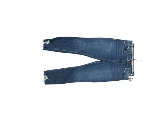 Jeans Straight By Hudson In Blue Denim, Size: 14