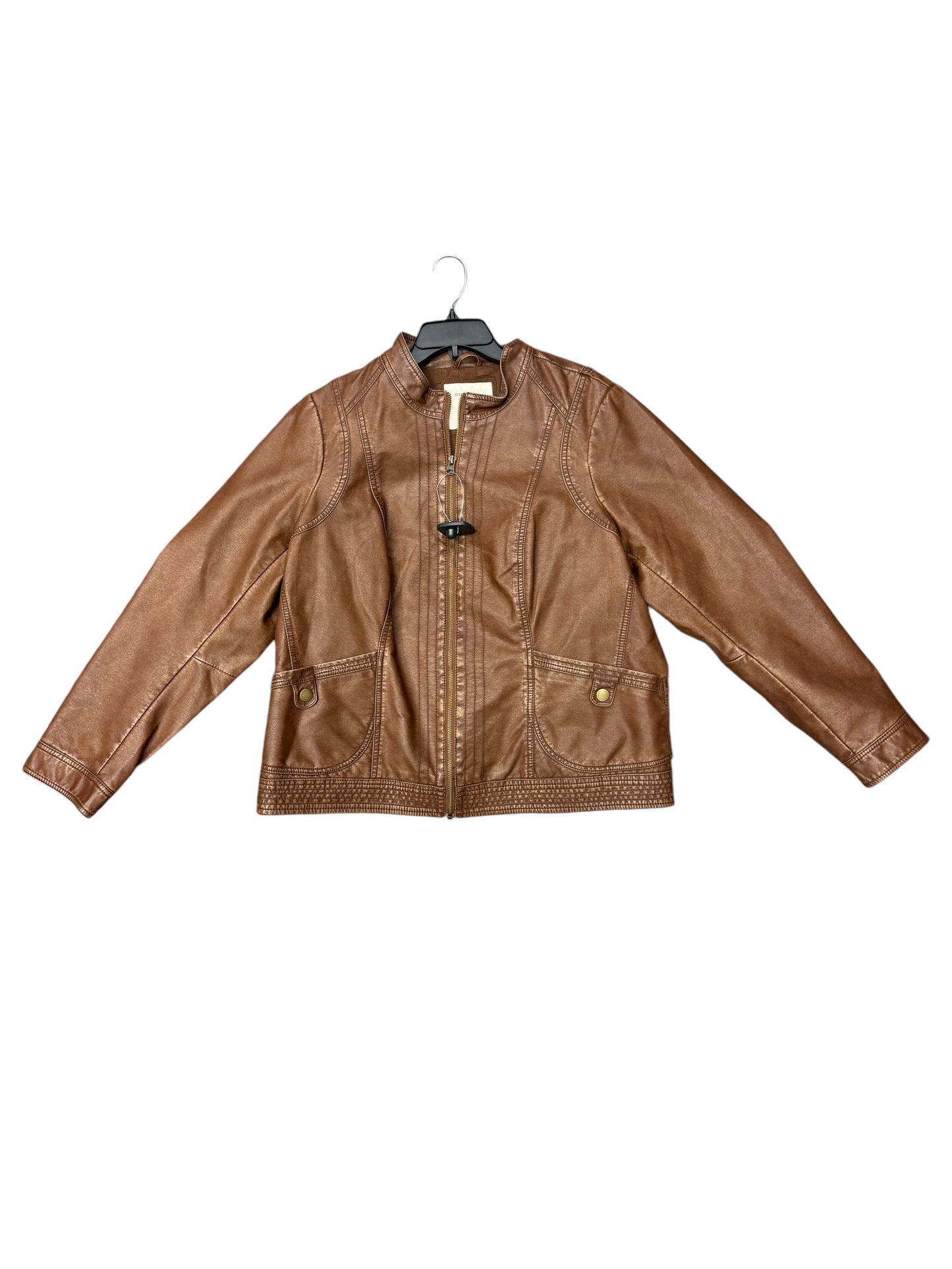 Jacket Other By Sonoma In Brown, Size: 1x