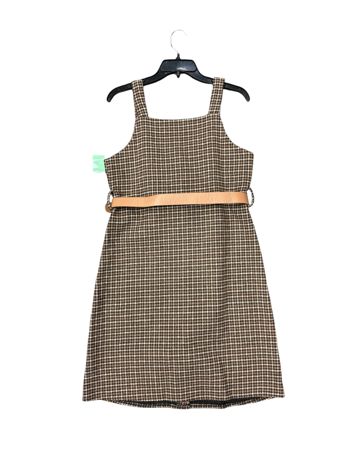 Dress Casual Midi By Clothes Mentor In Brown, Size: 8