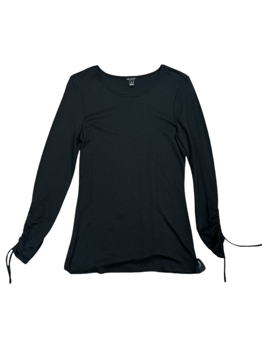 Top Long Sleeve By Ann Taylor In Black, Size: M