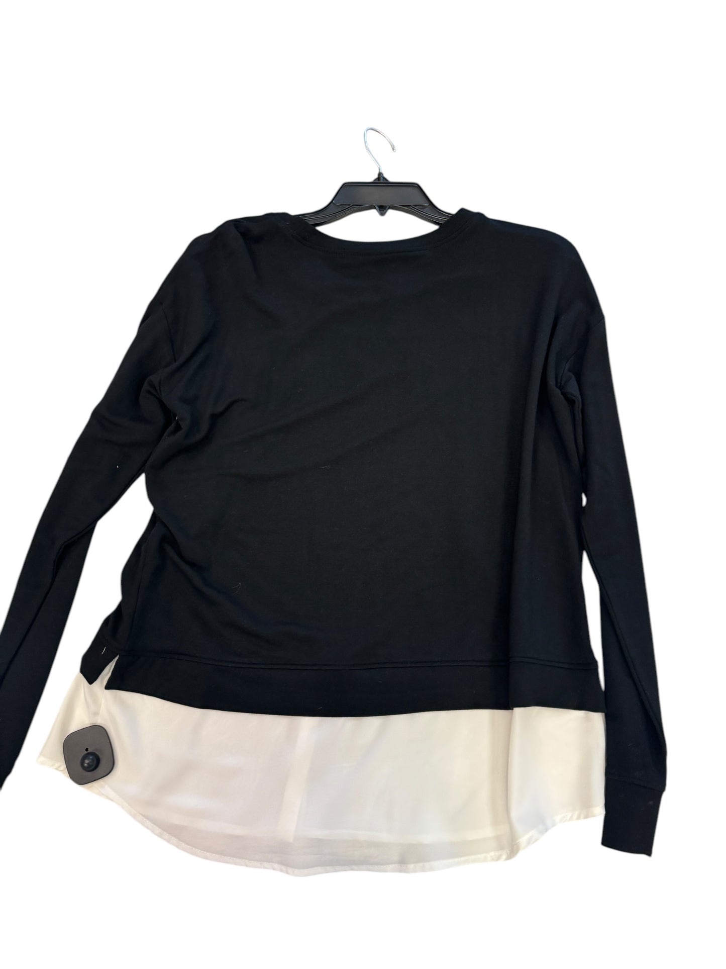 Top Long Sleeve By Kensie In Black, Size: M