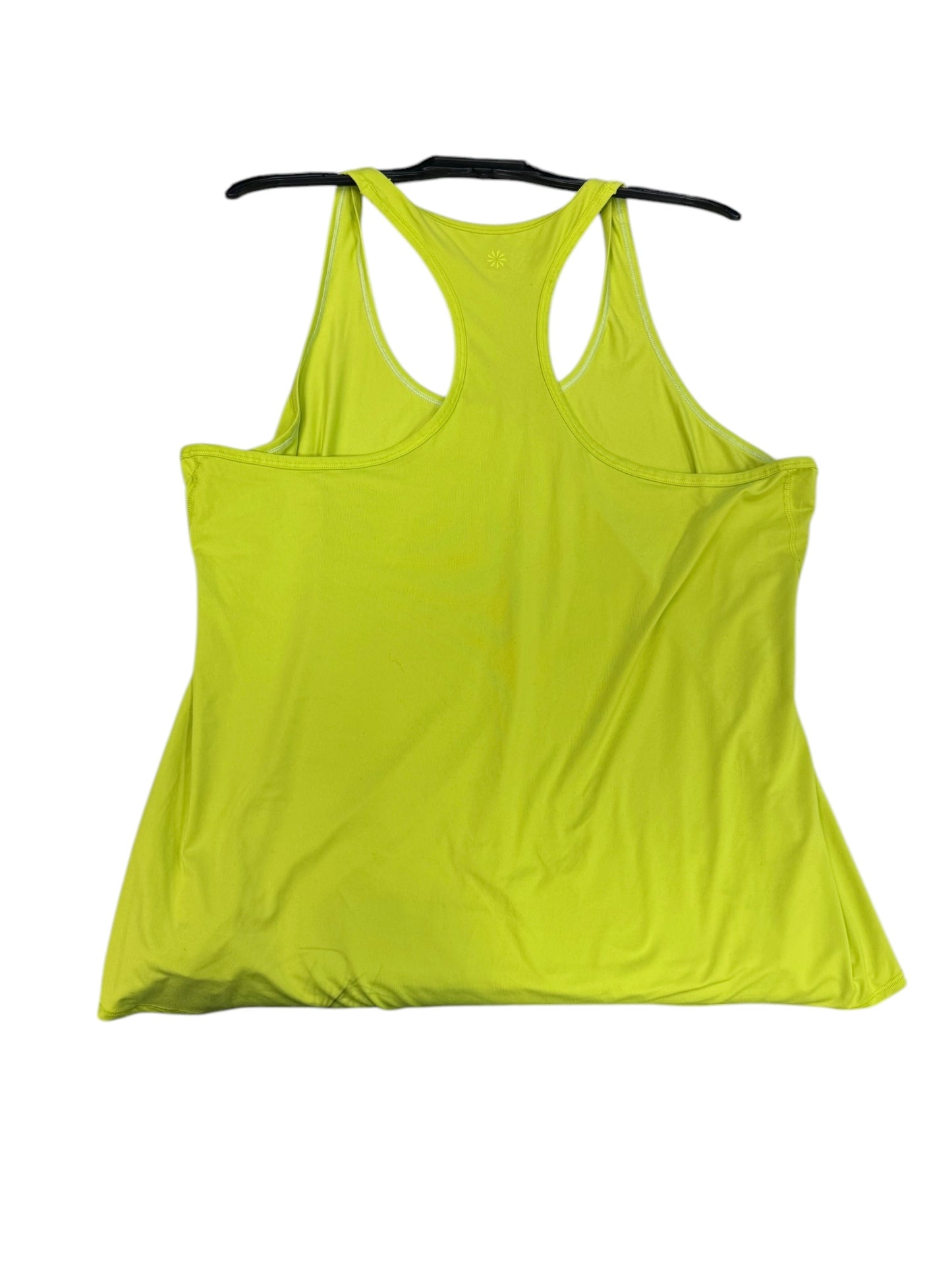 Athletic Tank Top By Athleta In Yellow, Size: 1x