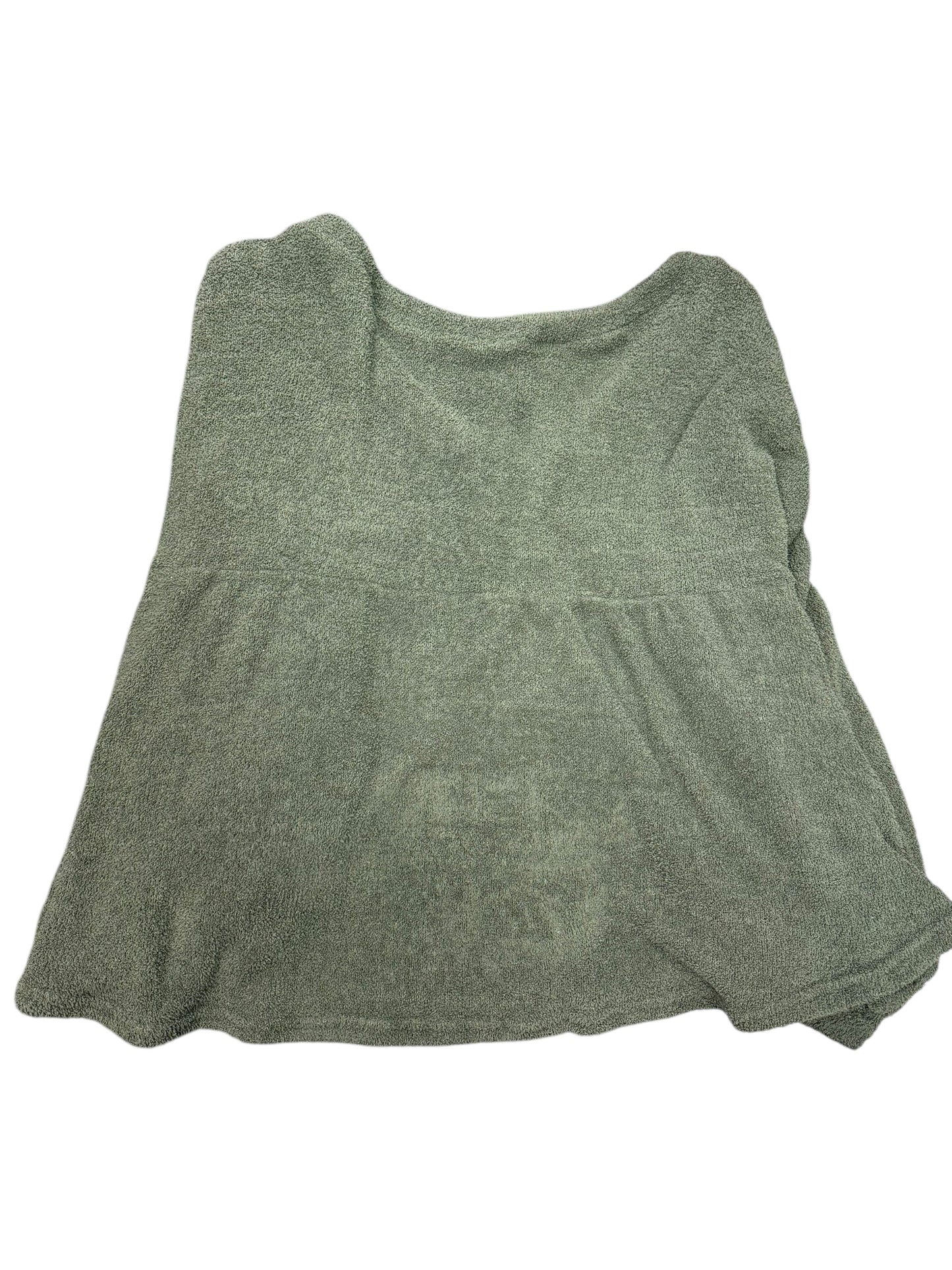 Top Long Sleeve By Clothes Mentor In Green, Size: 3x