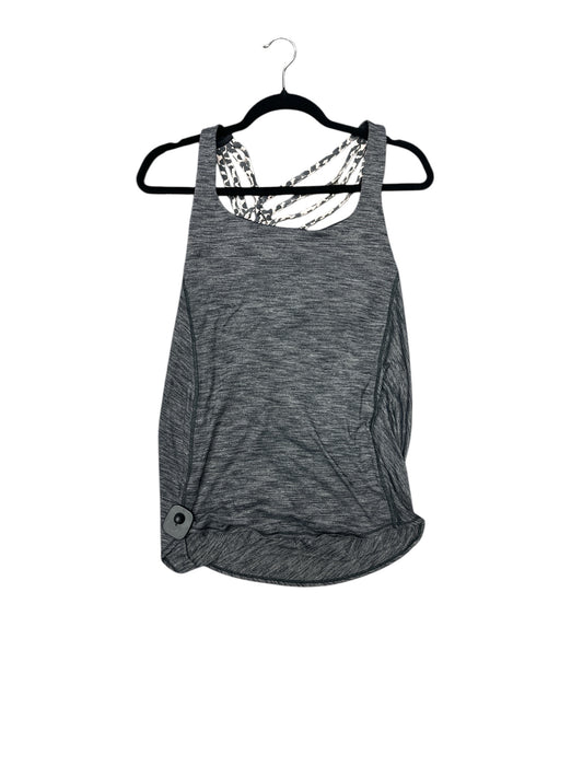 Athletic Tank Top By Lululemon In Grey, Size: M