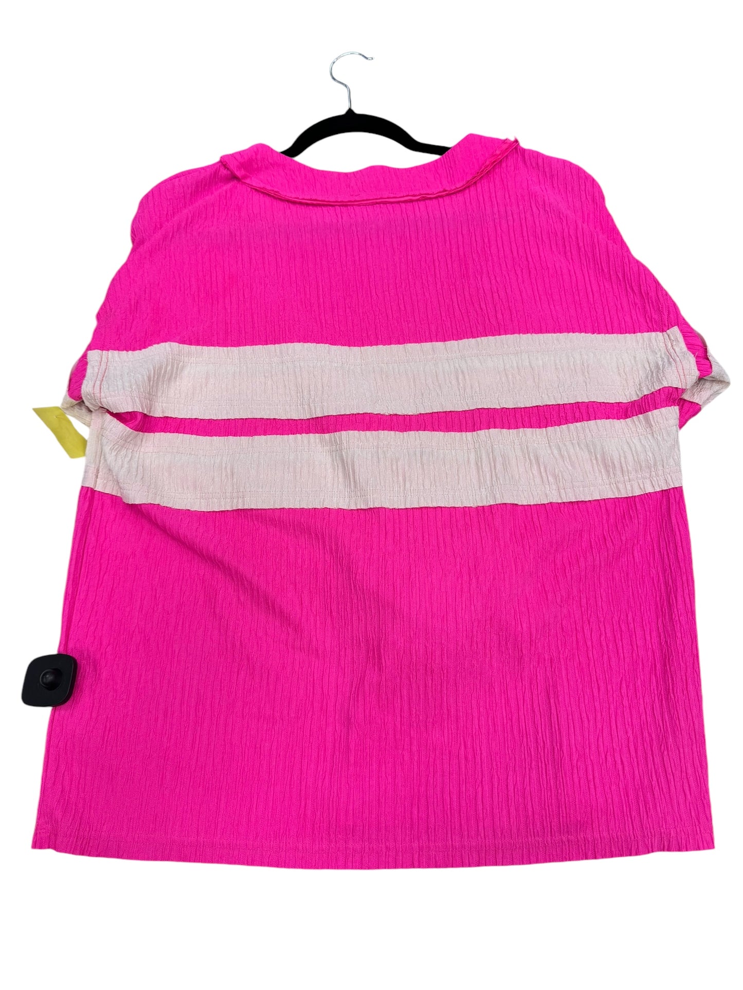 Top Long Sleeve By Bibi In Pink, Size: M