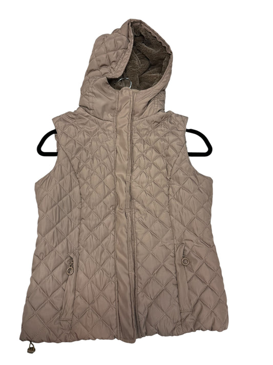 Vest Puffer & Quilted By Clothes Mentor In Brown, Size: S