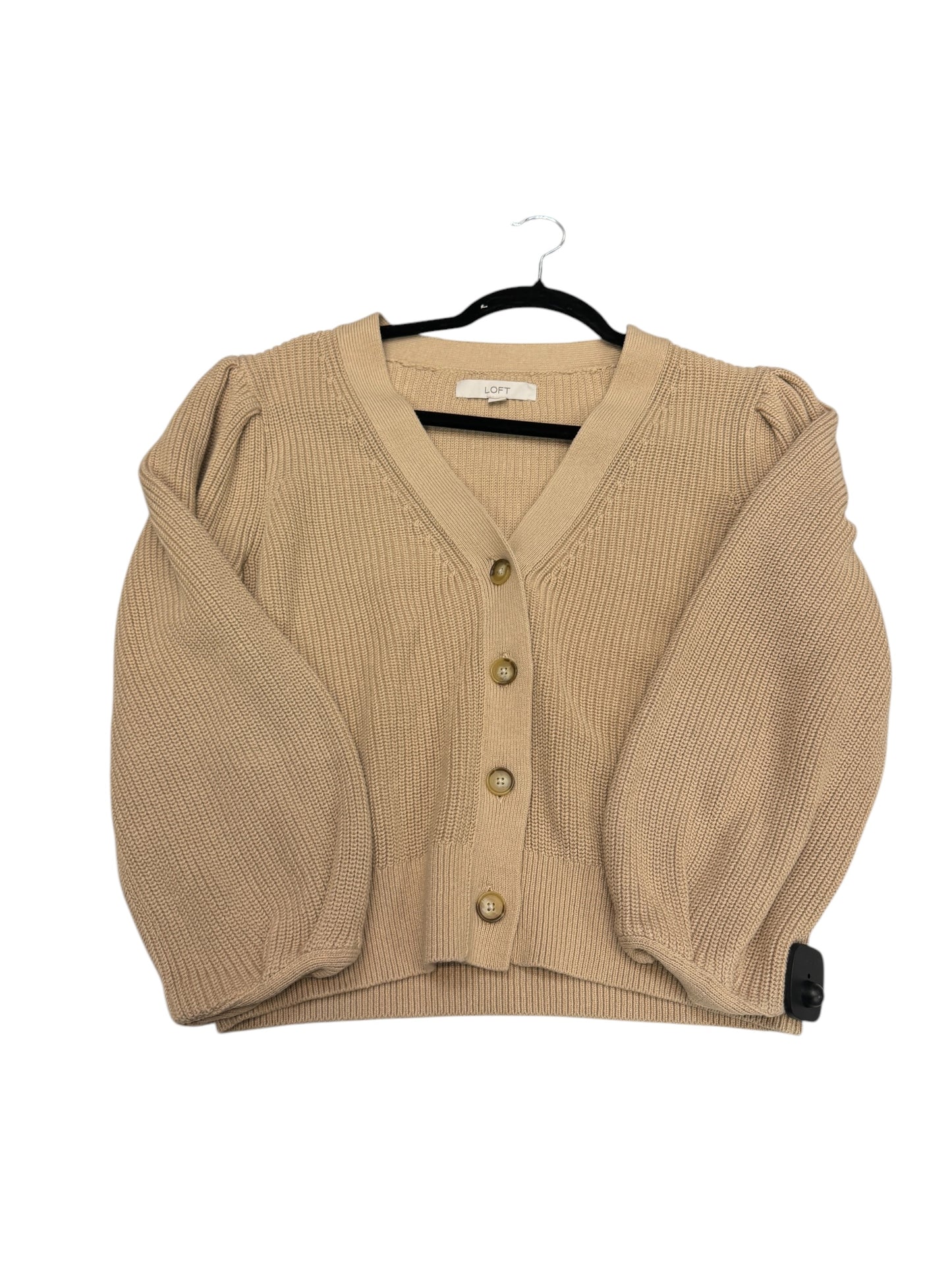 Cardigan By Loft In Tan, Size: M