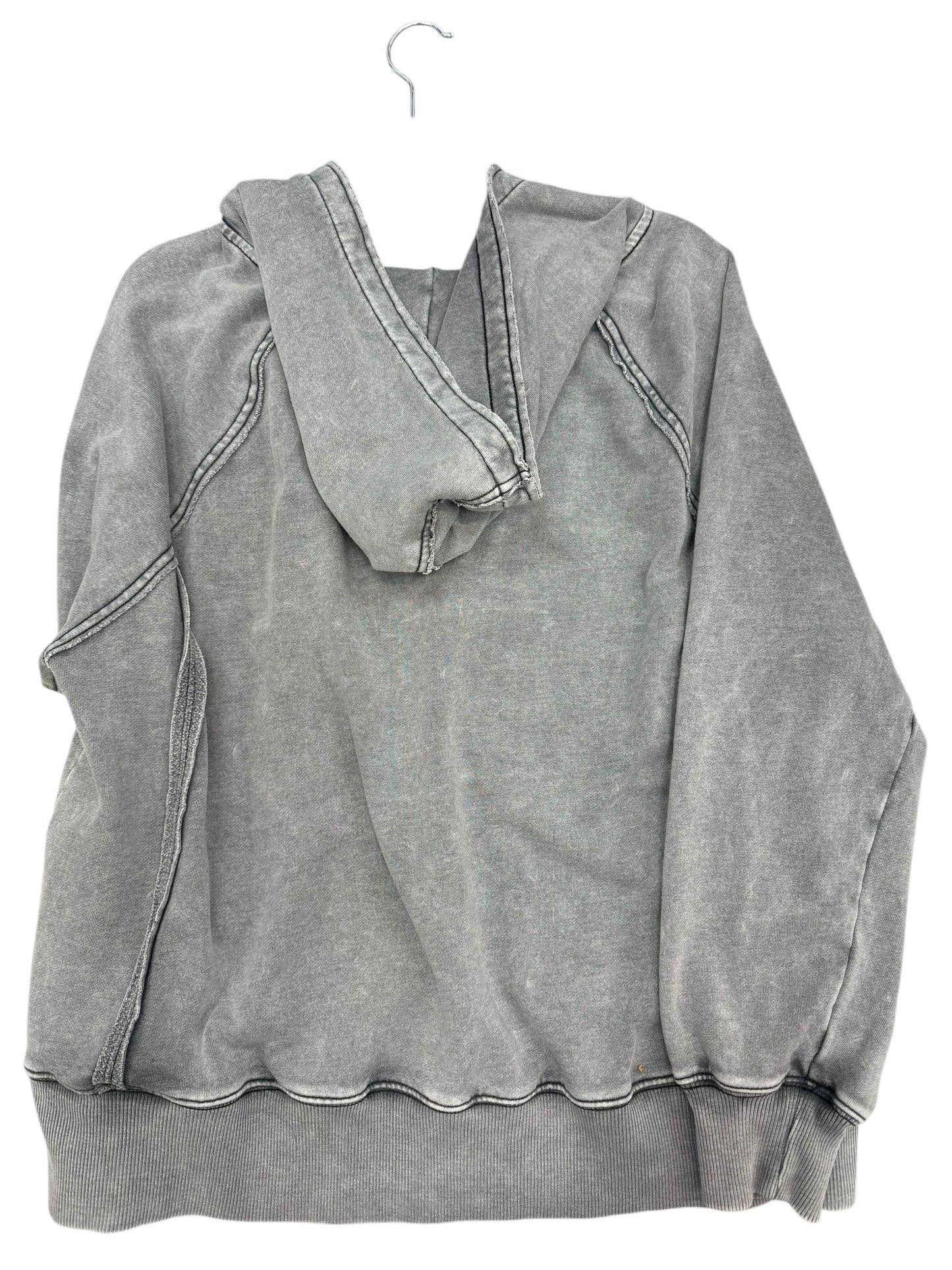 Sweatshirt Hoodie By American Eagle In Grey, Size: Xs