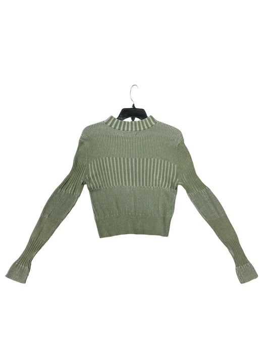 Sweatshirt Collar By American Eagle In Green, Size: L