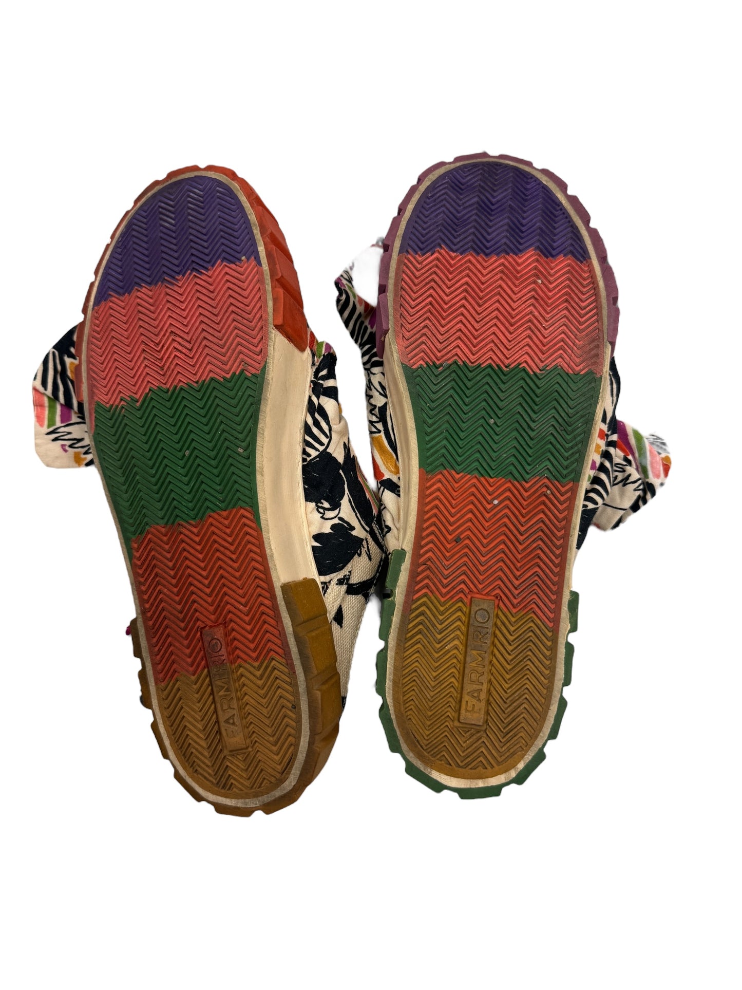 Shoes Flats By Farm Rio In Multi-colored, Size: 8.5