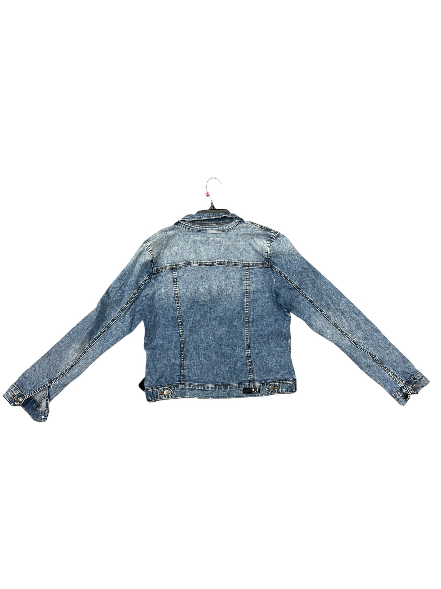 Jacket Denim By Kut In Blue Denim, Size: L