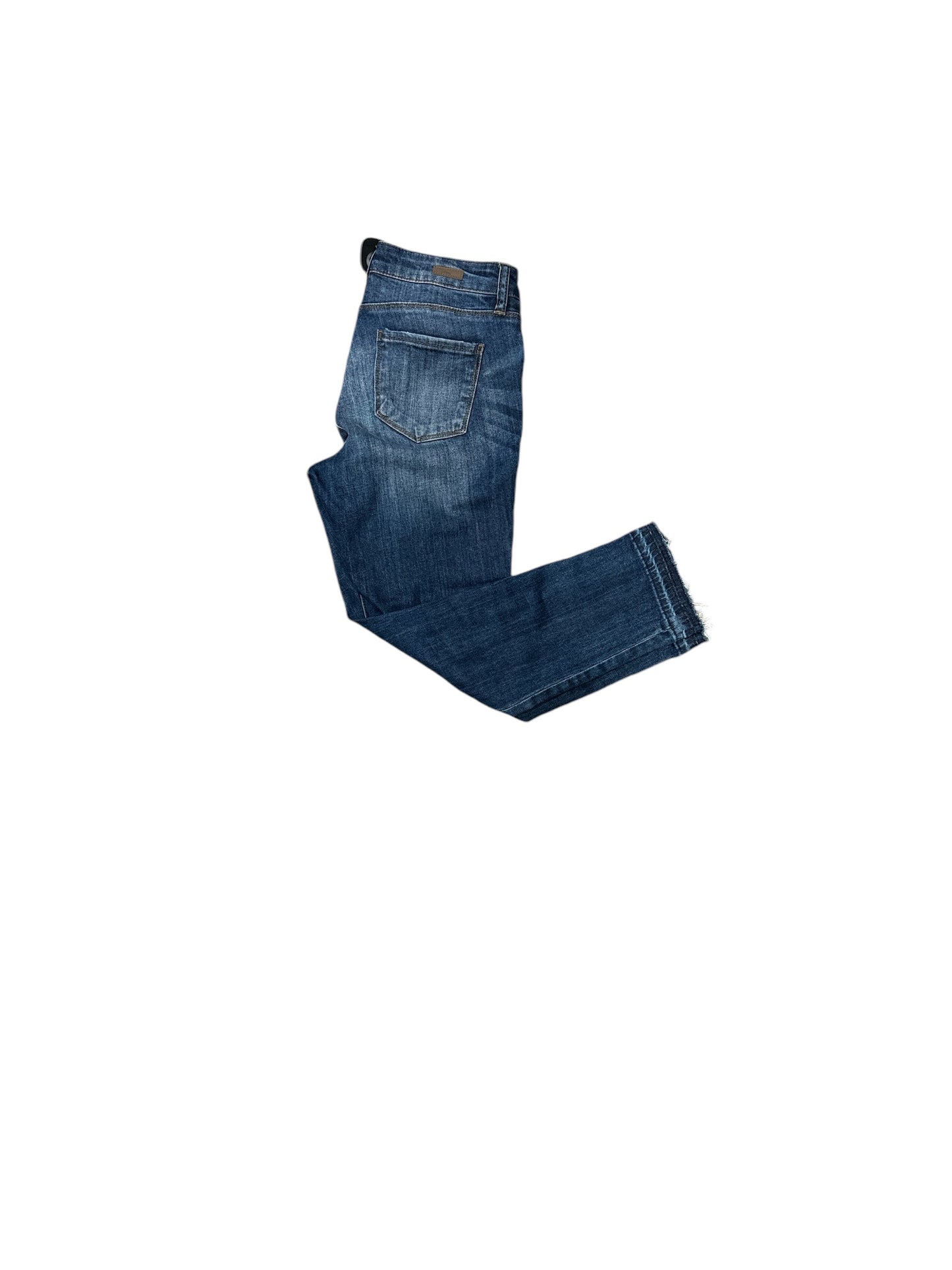 Jeans Straight By Kut In Blue Denim, Size: 4