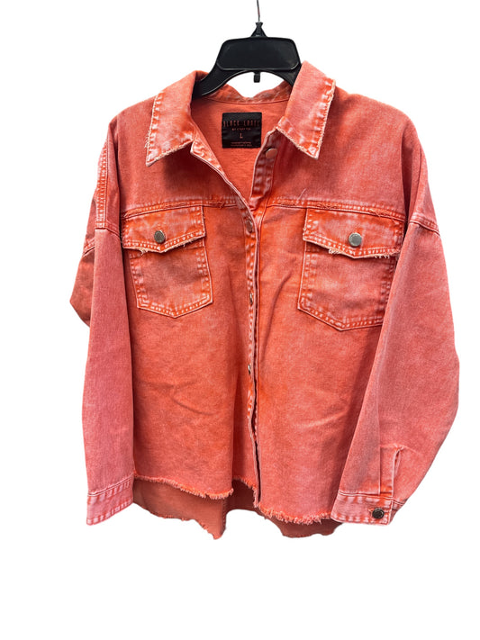 Jacket Denim By Cmc In Orange, Size: L