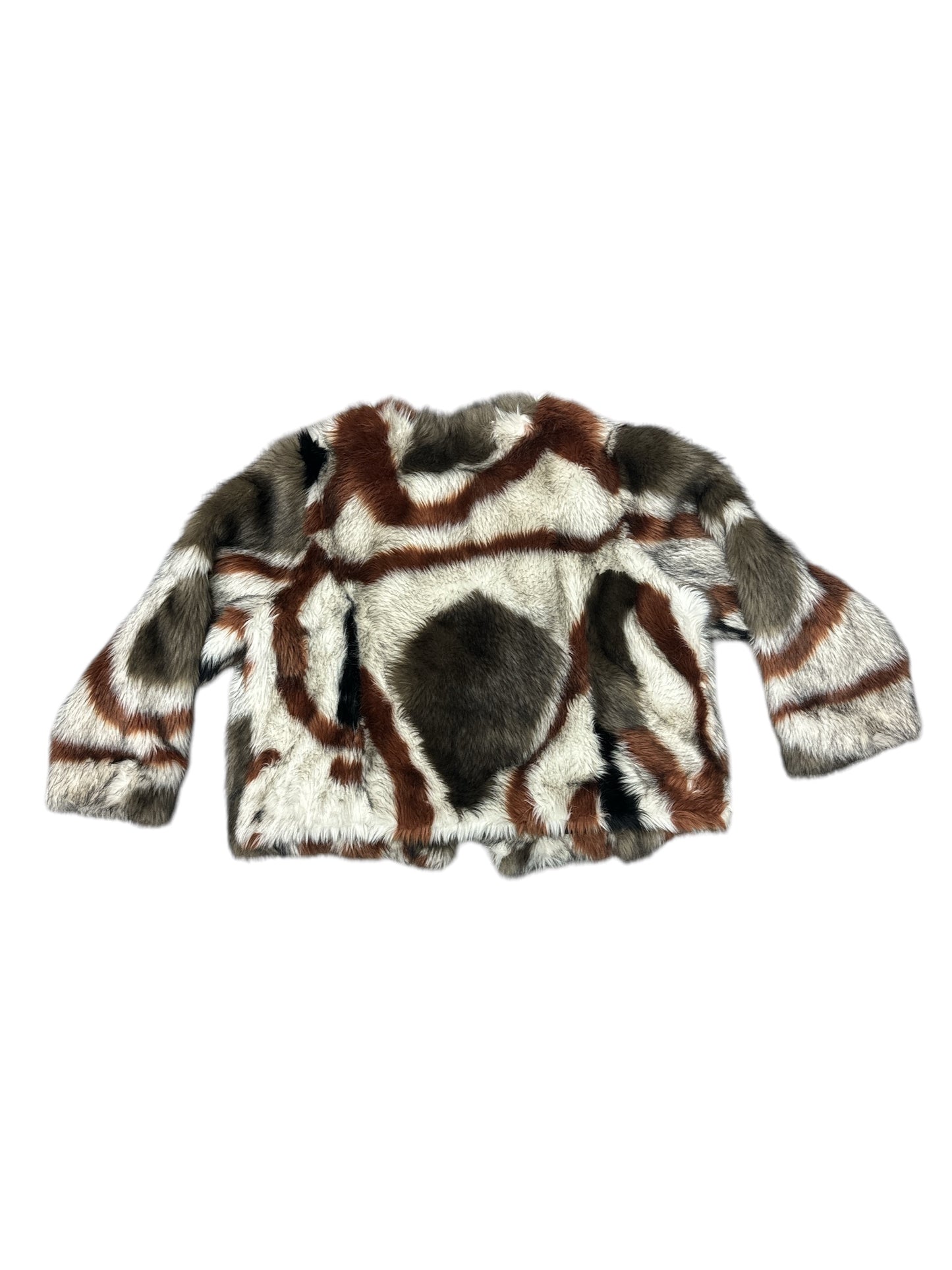 Jacket Faux Fur & Sherpa By Cmc In Multi-colored, Size: 2x